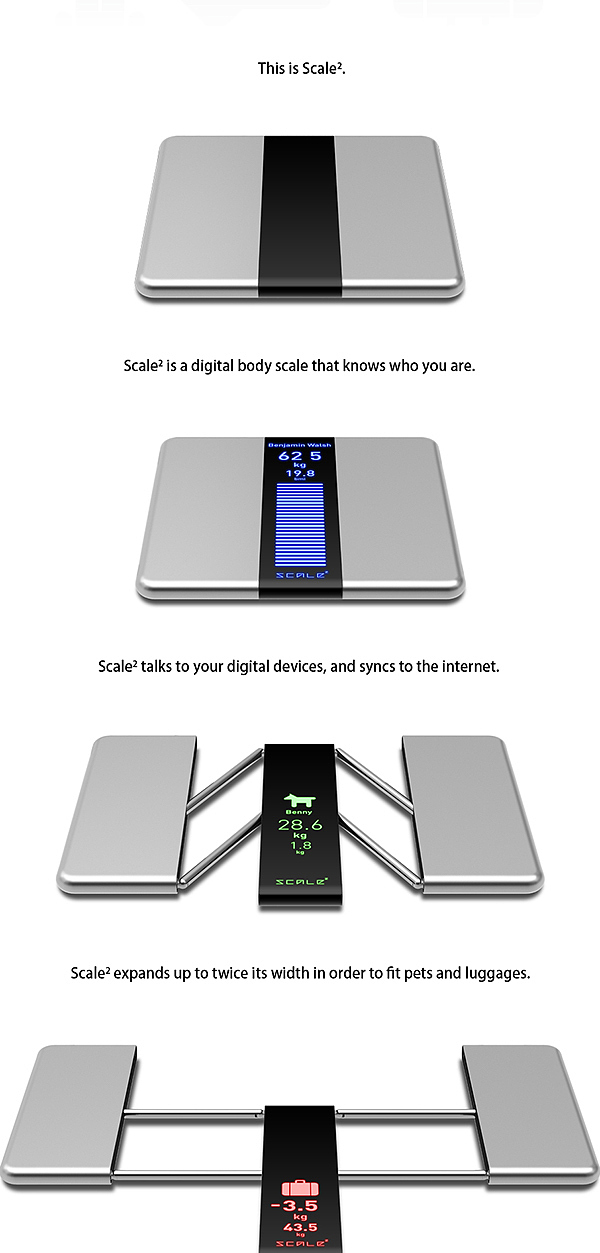 电子秤，扩展，scale，创意设计，普象，工业设计，