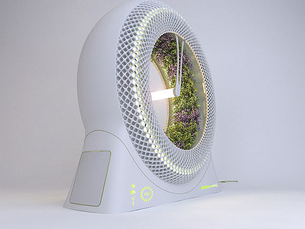 space technology，green，environment protection，Green wheel，Soilless culture，conceptual design，garden，industrial design，