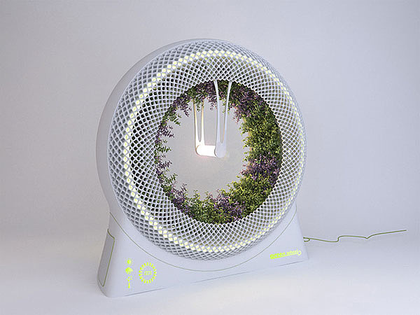 space technology，green，environment protection，Green wheel，Soilless culture，conceptual design，garden，industrial design，