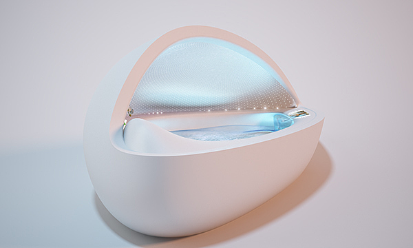 Pearl，Luxury bathtub ，Touch interface，plant，comfortable，Sanitary products ，industrial design，