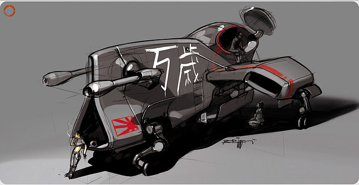 Automobile design，design sketch，marker pen，