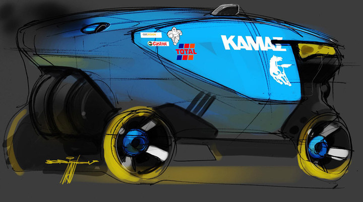 Automobile design，design sketch，marker pen，