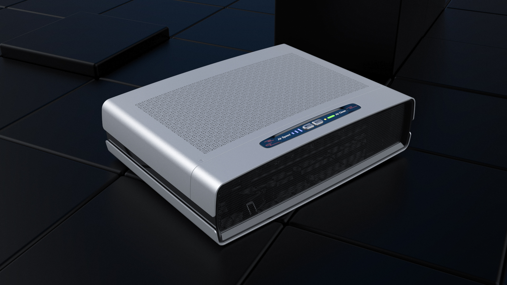 Industrial design, vehicle mounted air purifier, ceiling type, Chinese type air purifier，