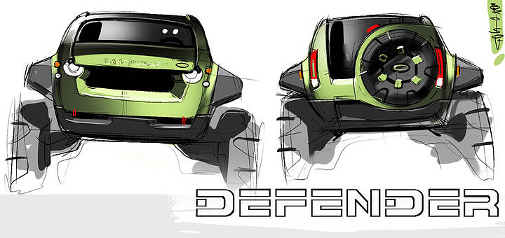 Automobile design，design sketch，marker pen，