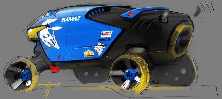 Automobile design，design sketch，marker pen，