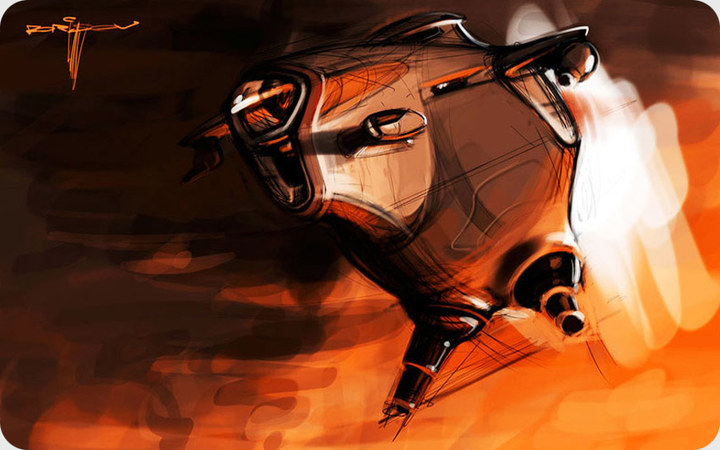 Automobile design，design sketch，marker pen，