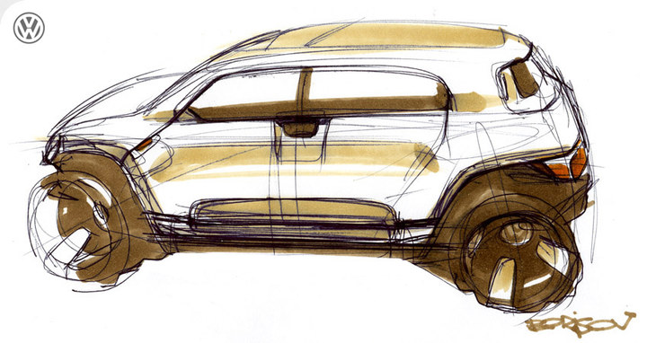 Automobile design，design sketch，marker pen，