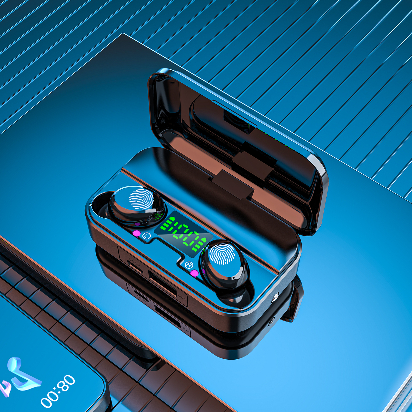 Render，headset，Bluetooth headset，mp3，