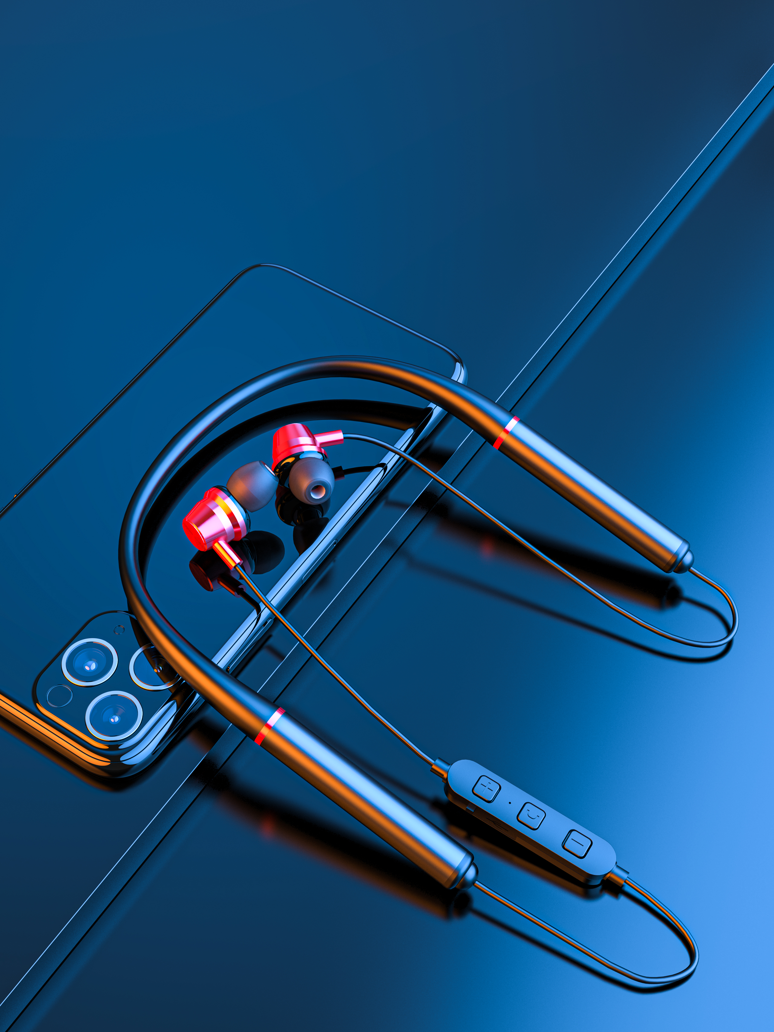 Render，headset，Bluetooth headset，mp3，