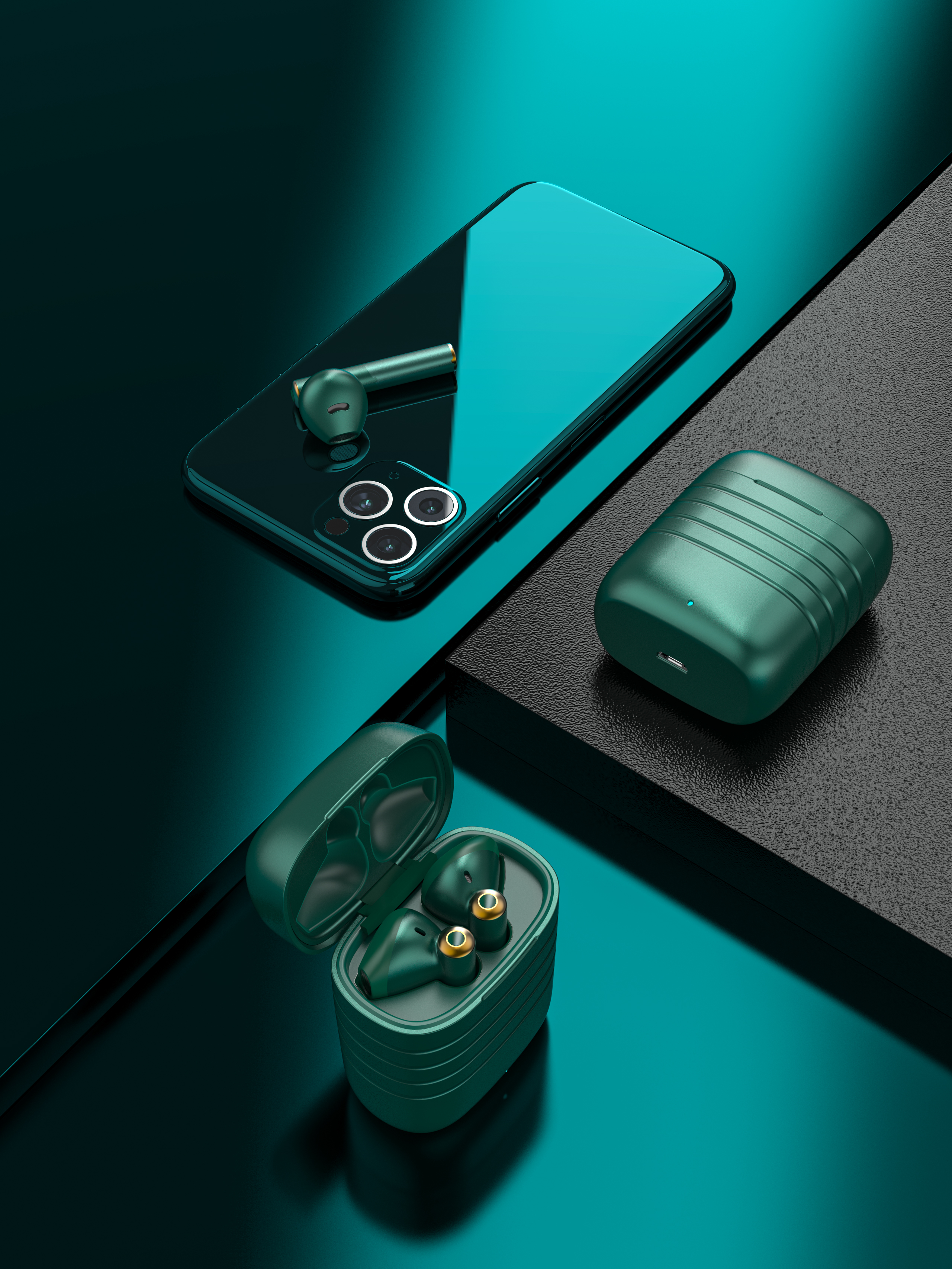 Render，headset，Bluetooth headset，mp3，