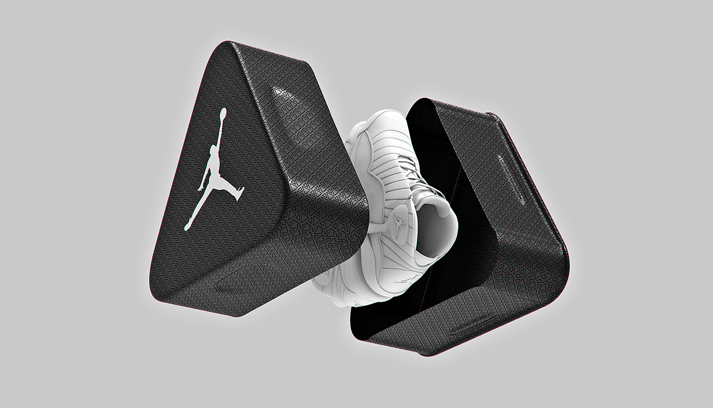 Jordan，Sports brand，shoe box，shape，innovate，General image，