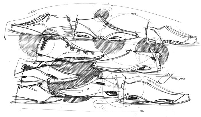 Hand drawn products，design sketch，