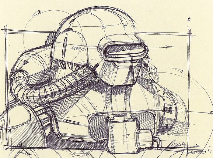 Hand drawn products，design sketch，