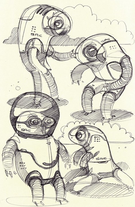 Hand drawn products，design sketch，