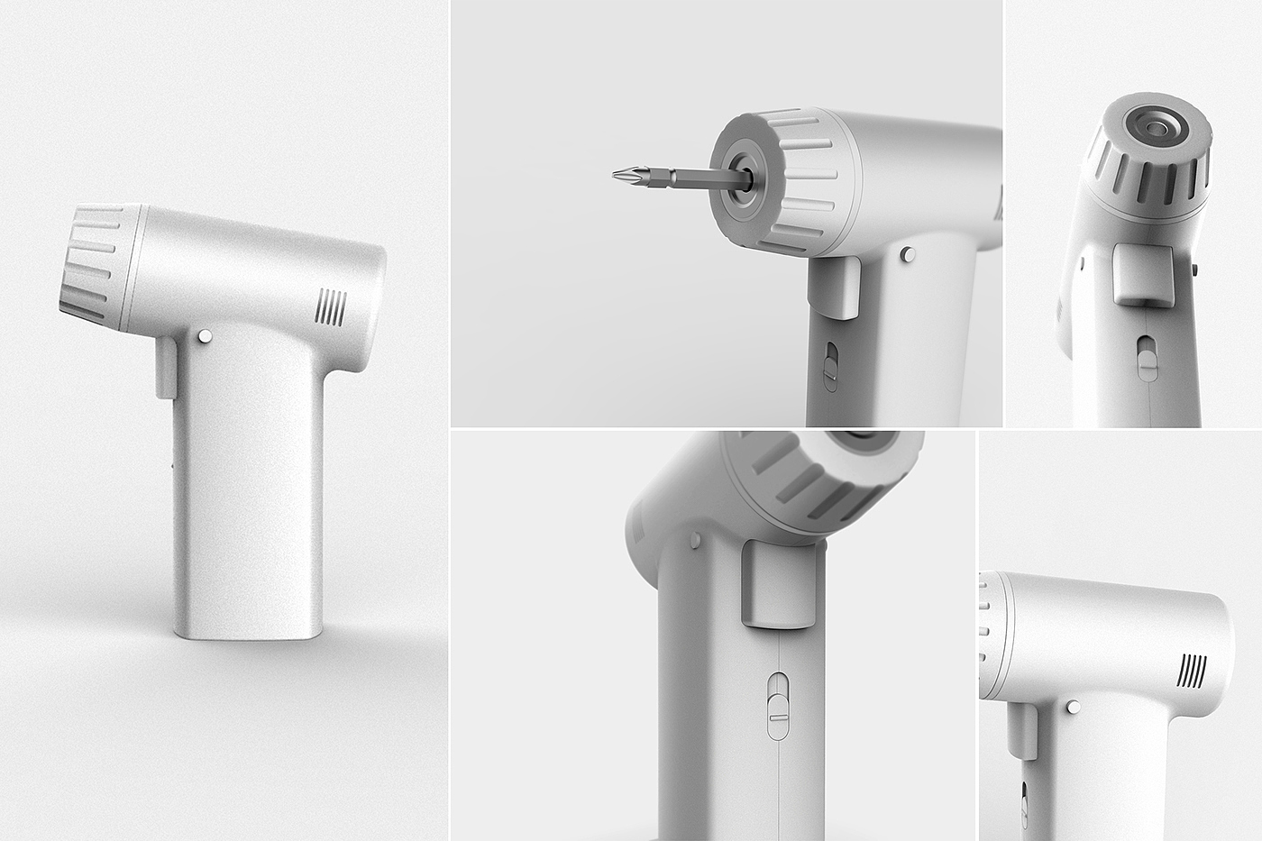 MUJI，muji，Minimalism，Electric drill，Brand design，General image，industrial design，Tool design，