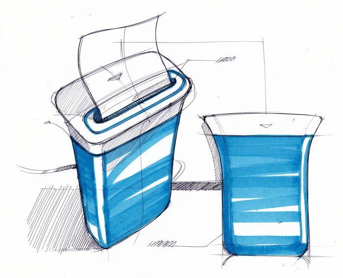 Hand drawn products，Creative design，