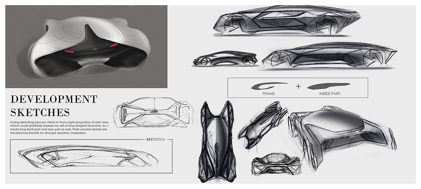奥迪，水晶，漂亮，跑车，汽车设计，概念设计，普象，工业设计，