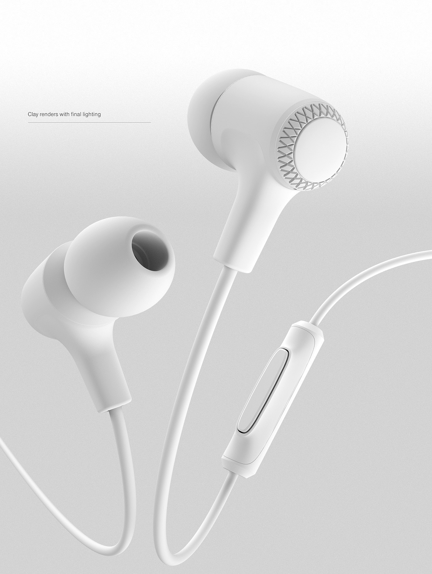 General image，Product rendering，industrial design，Earphone design，JBL brand，