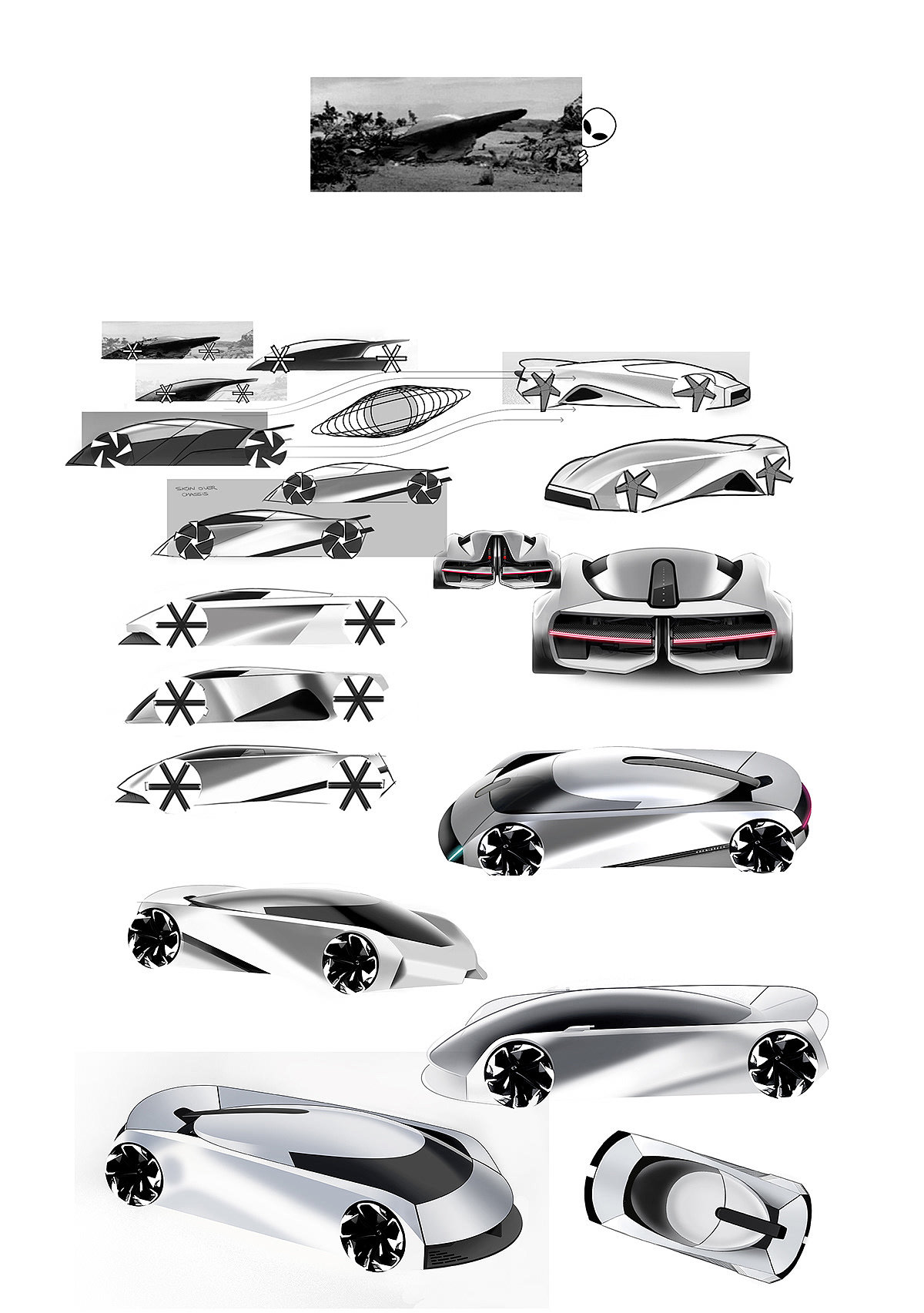 Alias，Automobile design，Render，KOENIGSEG ROSWELL，