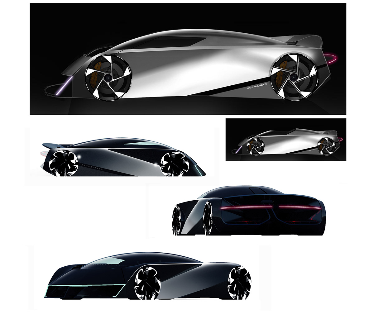 Alias，Automobile design，Render，KOENIGSEG ROSWELL，