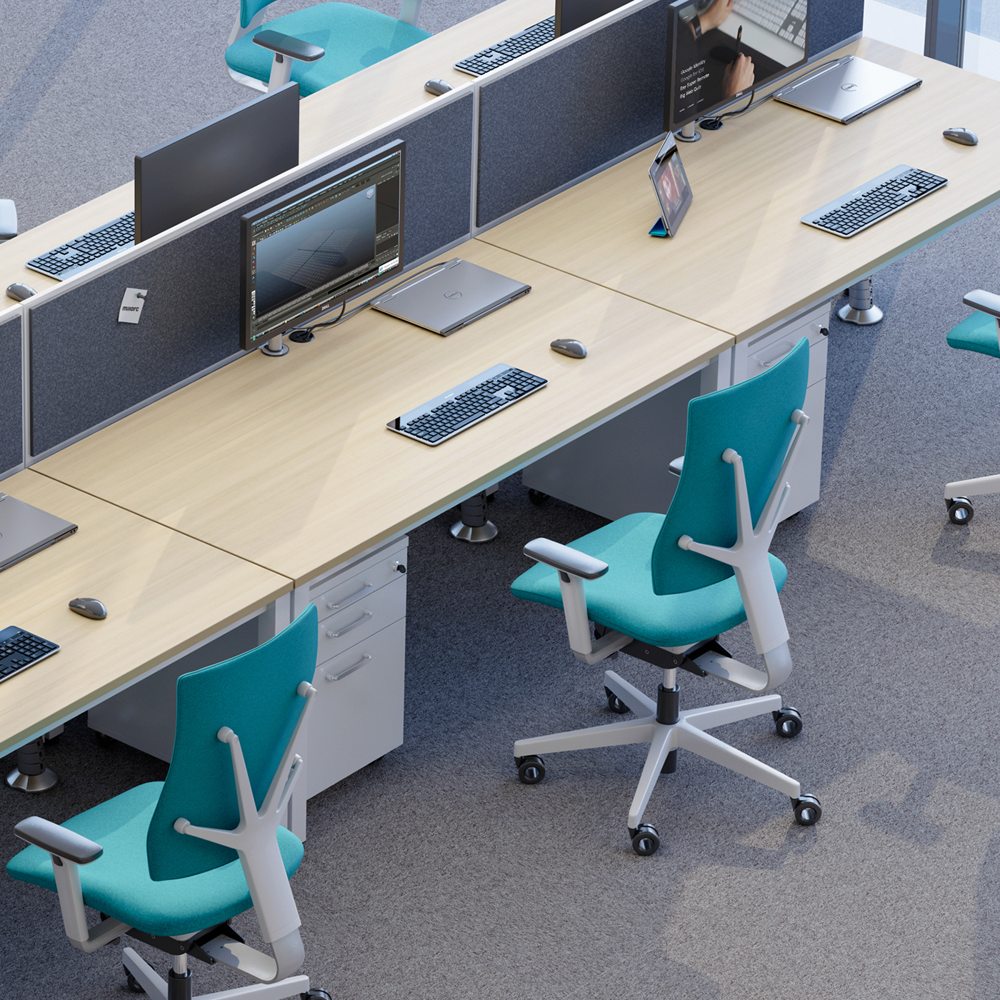 Office design，Tables and chairs，environment，General image，Interior design，