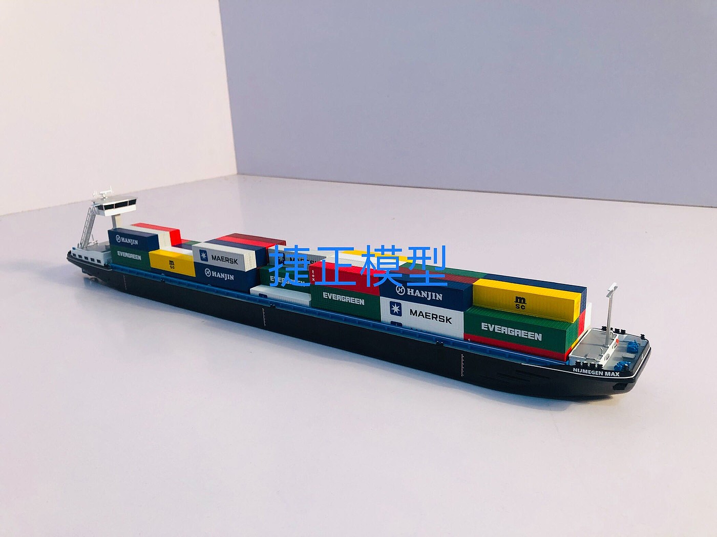 Working ship container ship model，