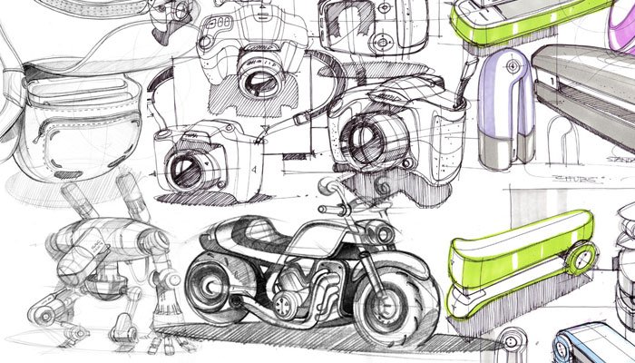 Hand drawn products，Creative design，