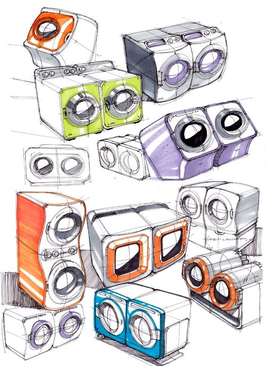 Hand drawn products，Creative design，