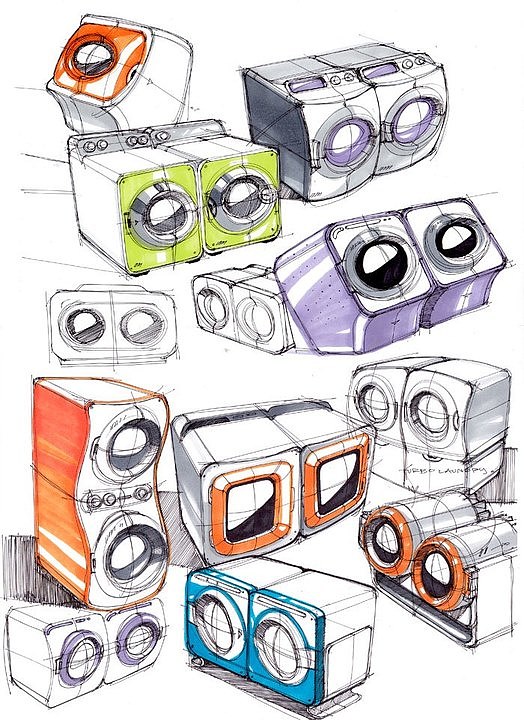 Hand drawn products，Creative design，
