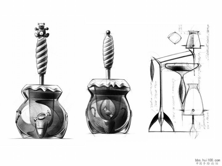 Hand drawn，pencil，product design，