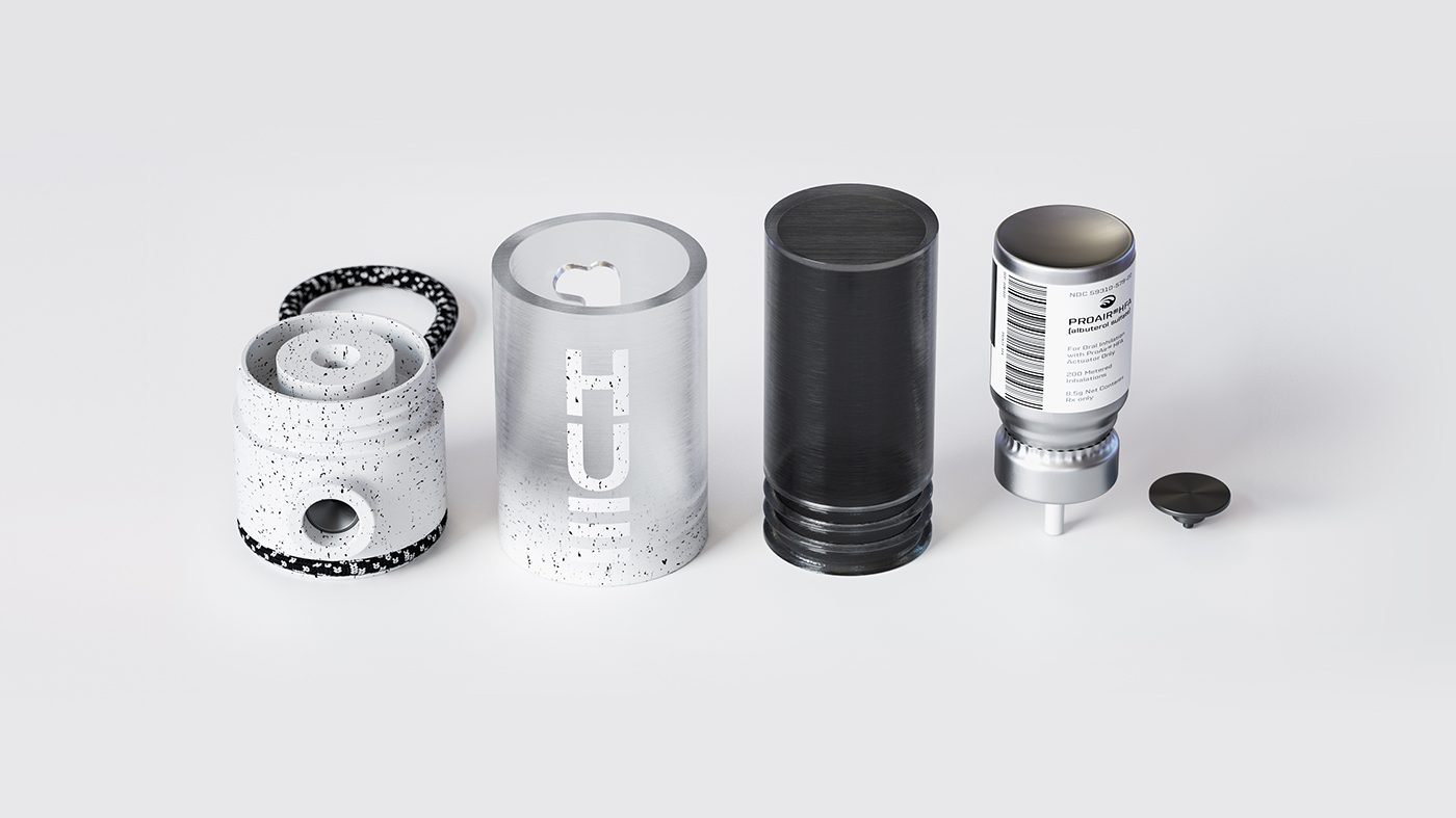 respirator，Rich color，pretty，Inhaler，Air filter，Medical products，General image，industrial design，