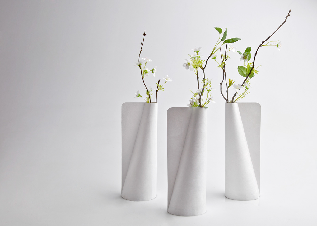 TYVEK，vase，Simplicity，