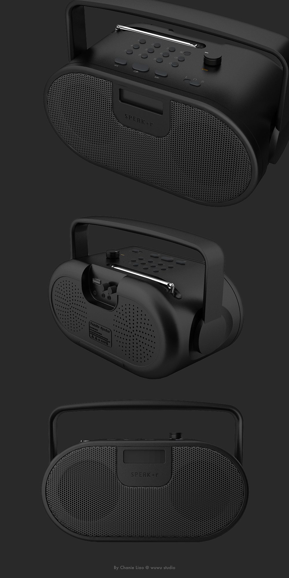 player，loudspeaker box，Design，General image，speak+r，