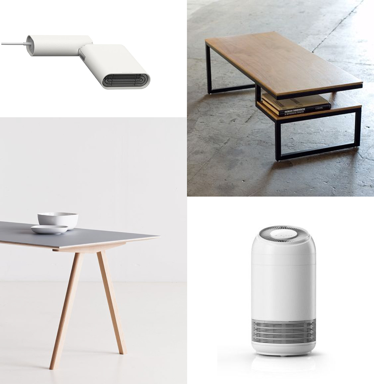 twoway，air cleaner，Home appliance design，Table，Save space，industrial design，