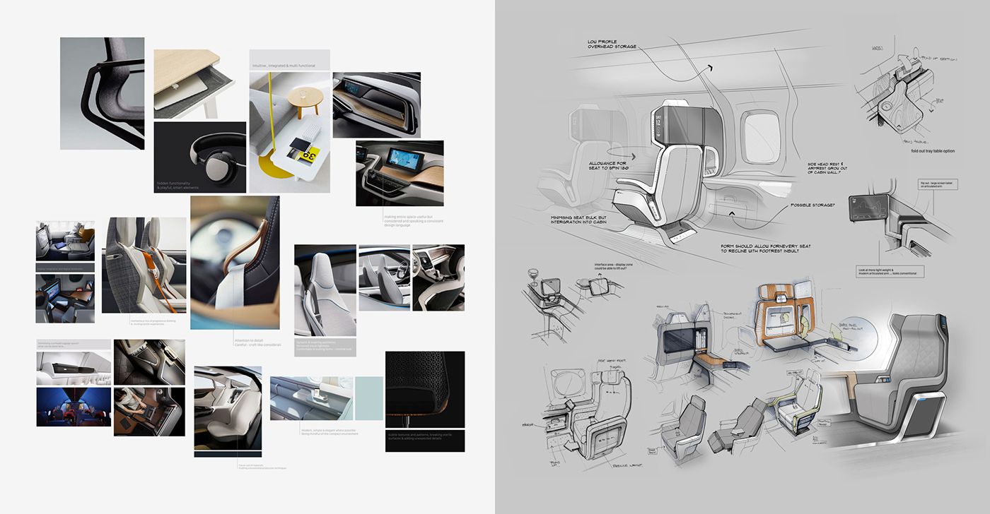 Aircraft interior，luxurious，Boom aircraft，vehicle，General image，industrial design，