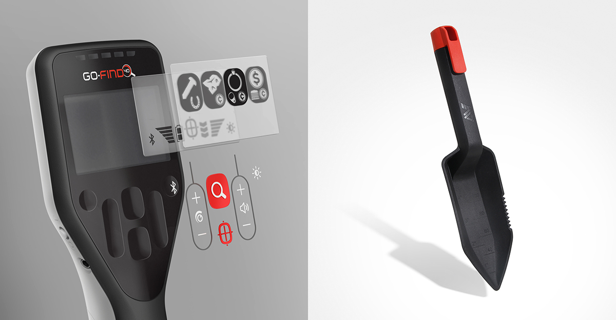Novice，a treasure house，go-finder，Metal detector，Tool design，industrial design，