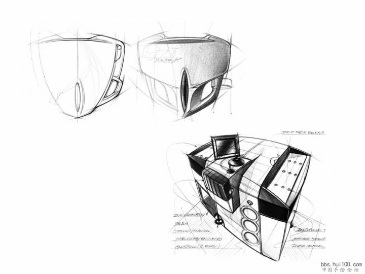 Hand drawn，pencil，product design，