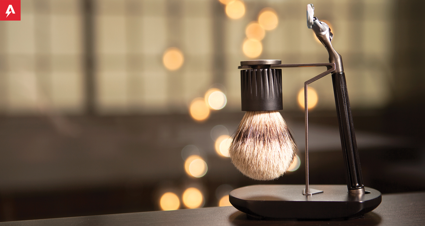 Cosmetic brush，Shaving knife，Tool combination，General image，industrial design，