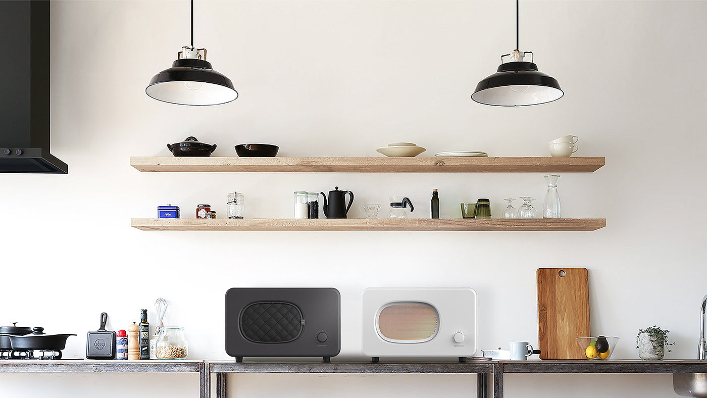 Microwave Oven，conceptual design，Simplicity，General image，industrial design，