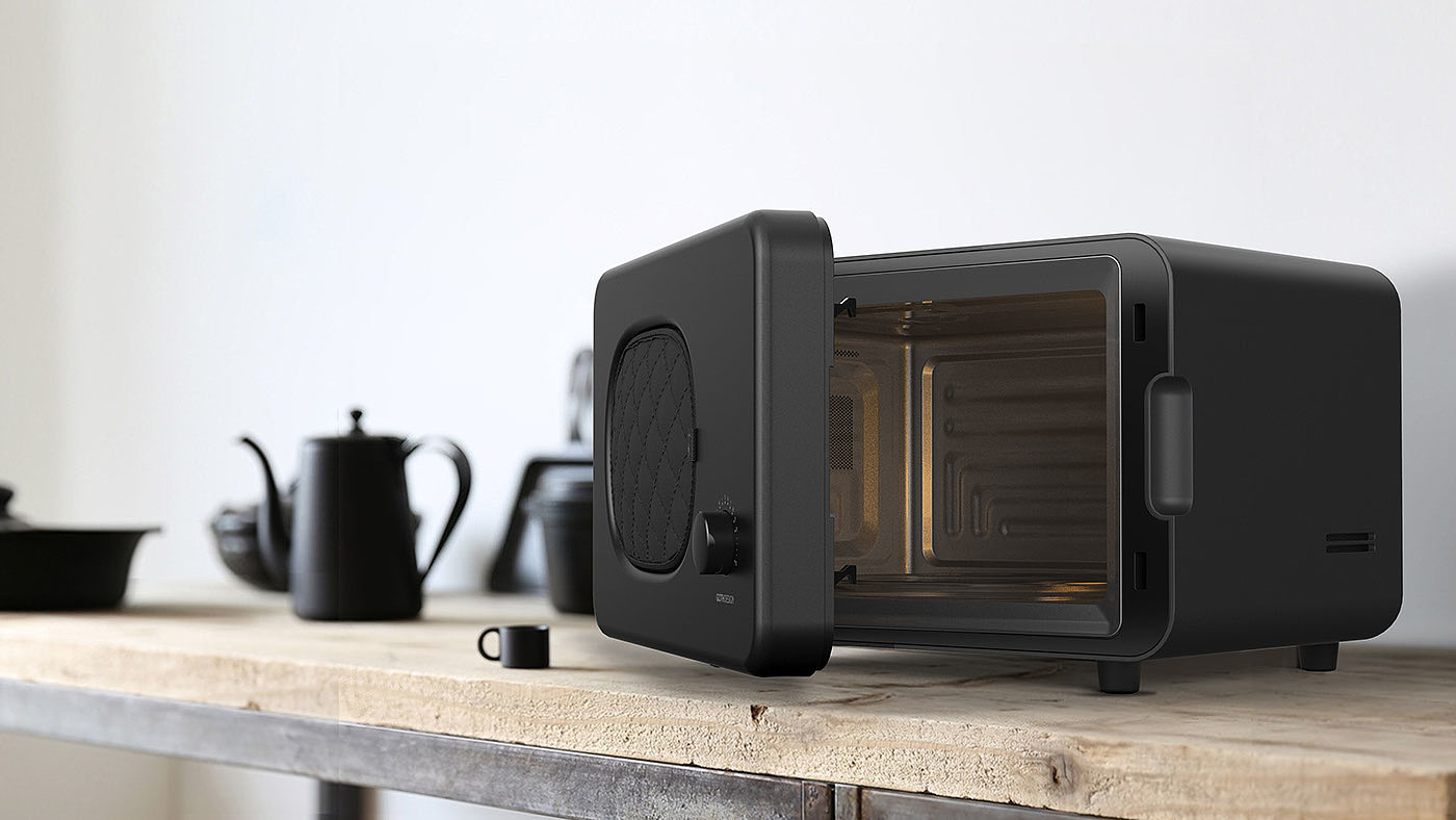 Microwave Oven，conceptual design，Simplicity，General image，industrial design，