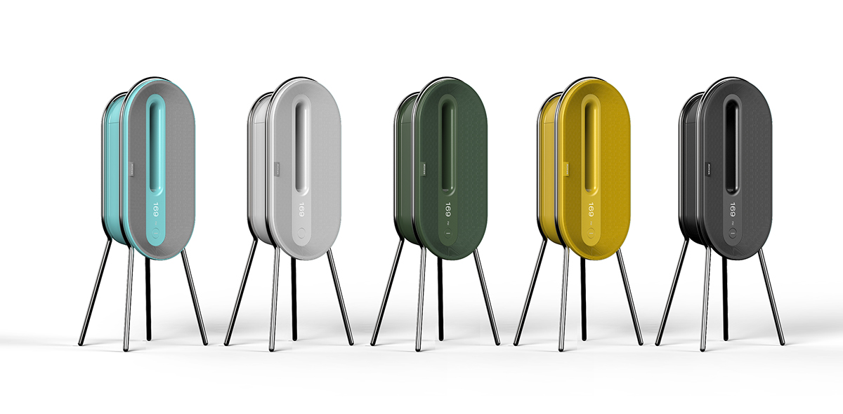 air cleaner，Many colors，lovely，industrial design，