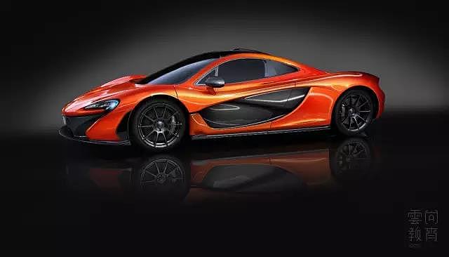 industrial design，Automobile design，McLaren P1 sports car，