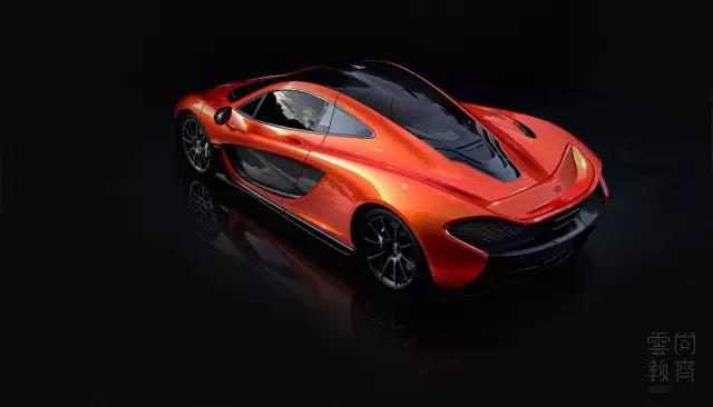 industrial design，Automobile design，McLaren P1 sports car，