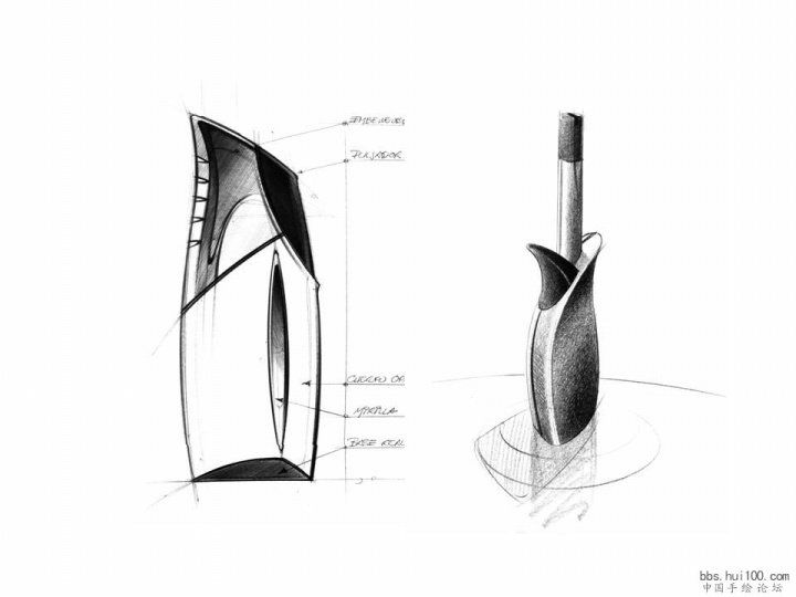 Hand drawn，pencil，product design，