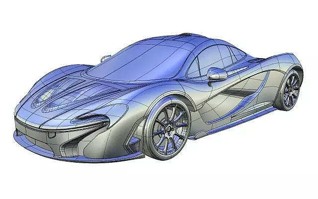 industrial design，Automobile design，McLaren P1 sports car，