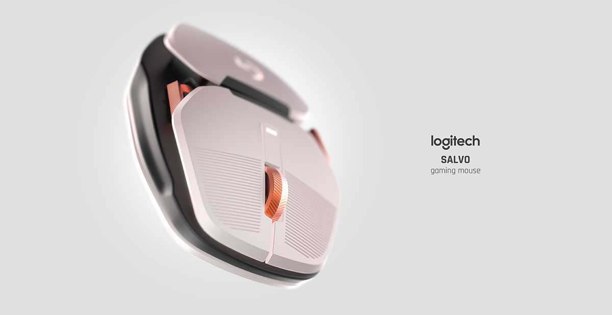 Logitech，Gaming Mouse，conceptual design，General image，industrial design，