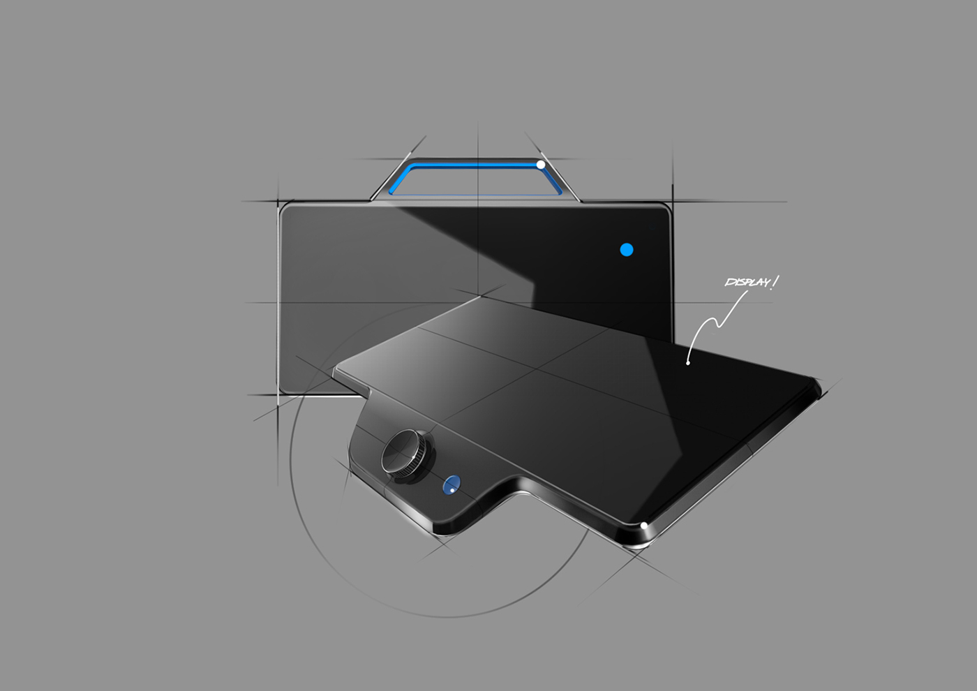 pretty，Design sketch，Hand drawn，Render，industrial design，