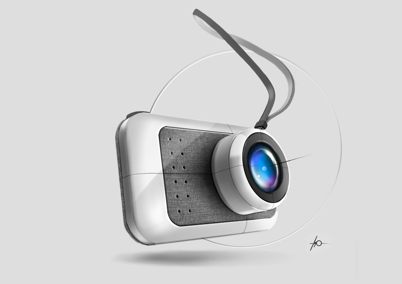 pretty，Design sketch，Hand drawn，Render，industrial design，