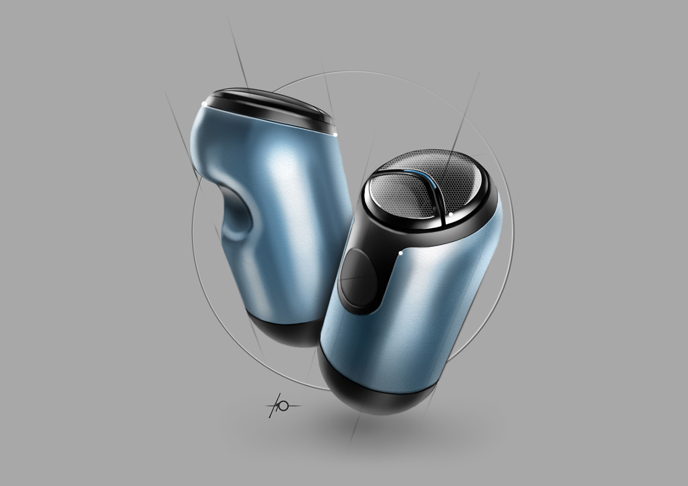 pretty，Design sketch，Hand drawn，Render，industrial design，