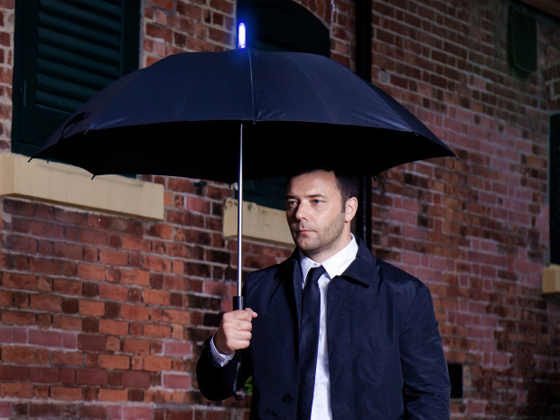 Intelligent umbrella，led，Weather forecast，Loss prevention，General image，